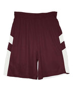Alleson Athletic Men's B-Pivot Rev. Shorts - Maroon/ White