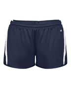 Alleson Athletic Women's Stride Shorts - Navy/ White
