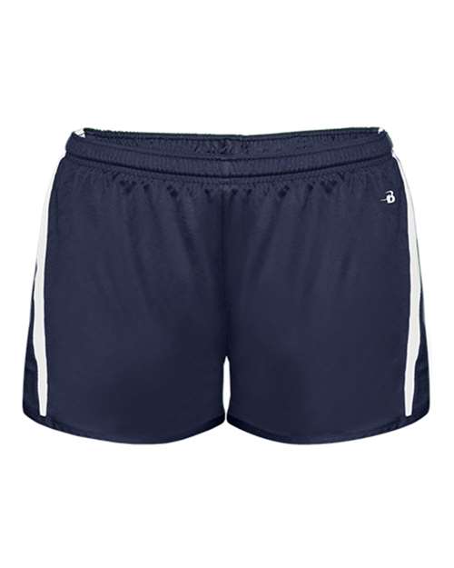 Alleson Athletic Women's Stride Shorts - Navy/ White