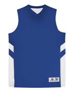Alleson Athletic Men's B-Pivot Rev Tank Top - Royal/ White