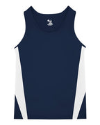 Alleson Athletic Men's Stride Singlet - Navy/ White