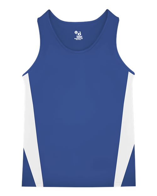 Alleson Athletic Men's Stride Singlet - Royal/ White