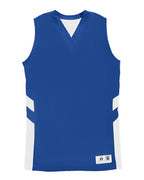 Alleson Athletic Women's B-Pivot Reversible Tank Top - Royal/ White