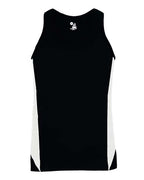 Alleson Athletic Women's Stride Singlet - Black/ White