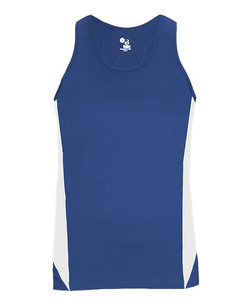 Alleson Athletic Women's Stride Singlet - Royal/ White