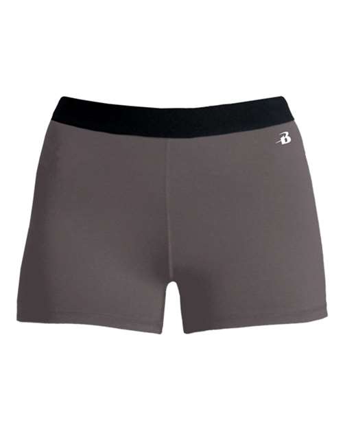 Badger Women’s 3" Pro-Compression Shorts - Graphite