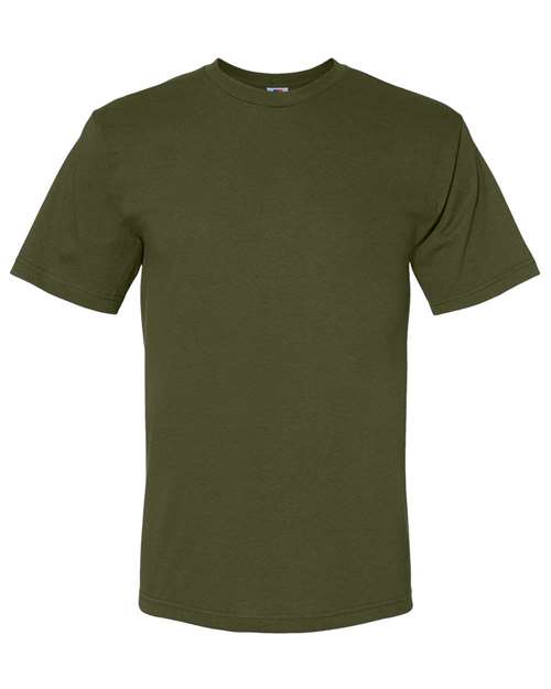 Bayside Unisex USA-Made Midweight T-Shirt (Part 1 of 2) - Olive