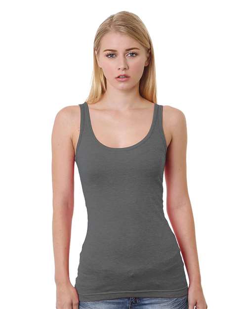 Bayside Women's USA-Made Tank Top - Charcoal