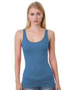 Bayside Women's USA-Made Tank Top - Heather Royal
