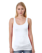 Bayside Women's USA-Made Tank Top - White