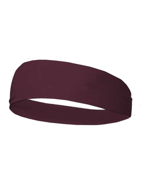 Badger Wide Headband - Maroon