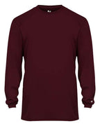 Badger Youth B-Core Long Sleeve T-Shirt - Maroon