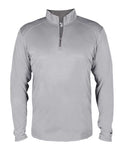 Badger Men's B-Core Quarter-Zip Pullover (Part 2 of 2) - Silver/ Graphite