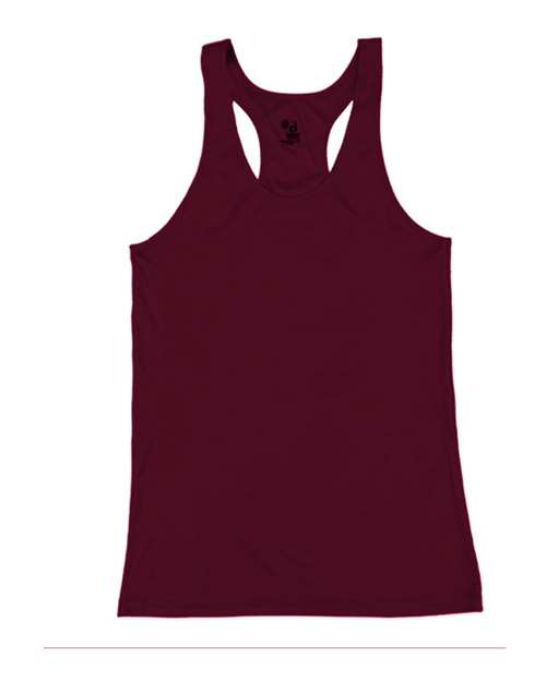 Badger Women’s B-Core Racerback Tank Top - Maroon