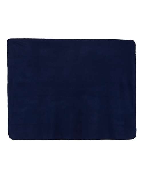 Alpine Fleece Fleece Throw Blanket - Navy