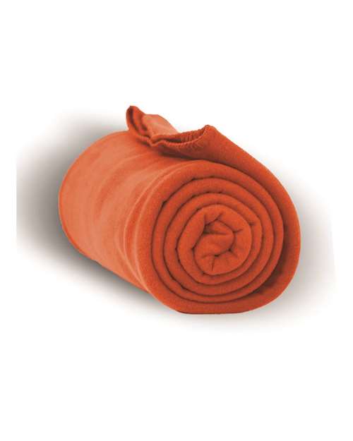 Alpine Fleece Fleece Throw Blanket - Orange