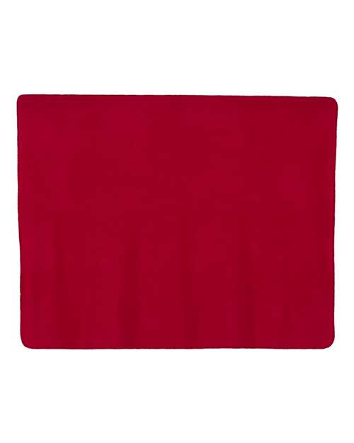 Alpine Fleece Fleece Throw Blanket - Red