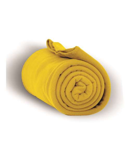 Alpine Fleece Fleece Throw Blanket - Yellow