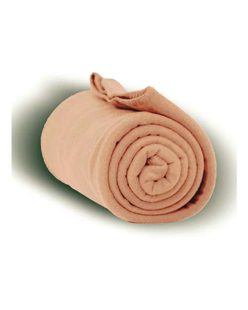 Alpine Fleece Fleece Throw Blanket - Camel