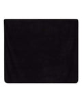 Alpine Fleece Polyester/Nylon Picnic Blanket - Black
