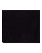 Alpine Fleece Polyester/Nylon Picnic Blanket - Black