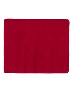 Alpine Fleece Polyester/Nylon Picnic Blanket - Red