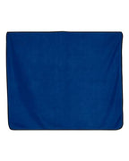 Alpine Fleece Polyester/Nylon Picnic Blanket - Royal