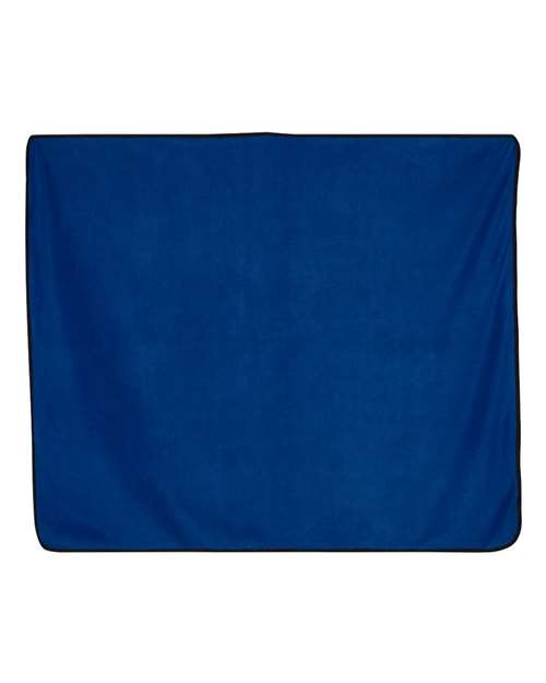 Alpine Fleece Polyester/Nylon Picnic Blanket - Royal