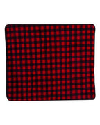 Alpine Fleece Polyester/Nylon Patterned Picnic Blanket - Red Buffalo