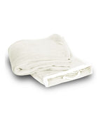 Alpine Fleece Micro Coral Fleece Blanket - Cream