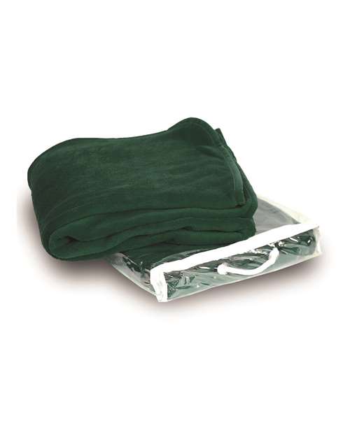Alpine Fleece Micro Coral Fleece Blanket - Forest