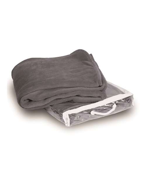 Alpine Fleece Micro Coral Fleece Blanket - Grey