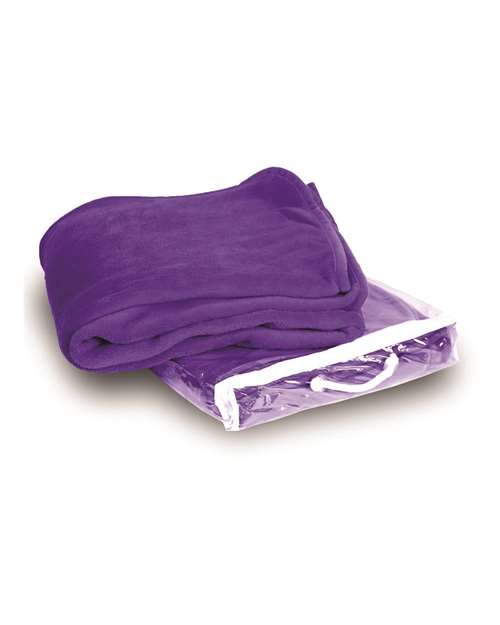 Alpine Fleece Micro Coral Fleece Blanket - Purple