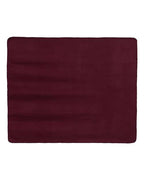 Alpine Fleece Value Blanket - Burgundy