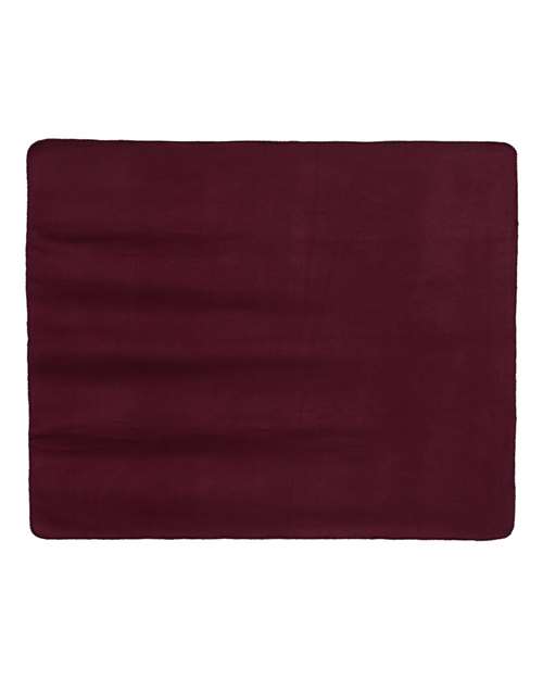 Alpine Fleece Value Blanket - Burgundy