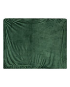 Alpine Fleece Micro Mink Sherpa Blanket - Forest