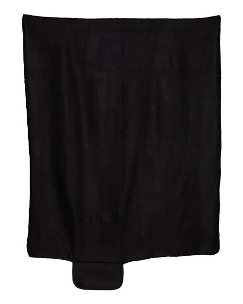 Alpine Fleece Roll Up Blanket - Black