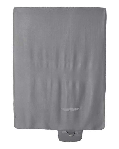 Alpine Fleece Roll Up Blanket - Grey