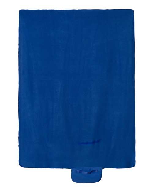 Alpine Fleece Roll Up Blanket - Royal
