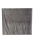 Alpine Fleece Oversized Mink Sherpa Blanket - Grey