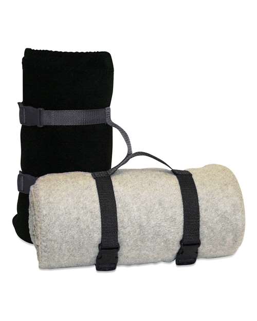 Alpine Fleece Blanket Strap - Black