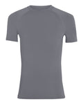 Augusta Sportswear Youth Hyperform Compression Raglan T-Shirt - Graphite
