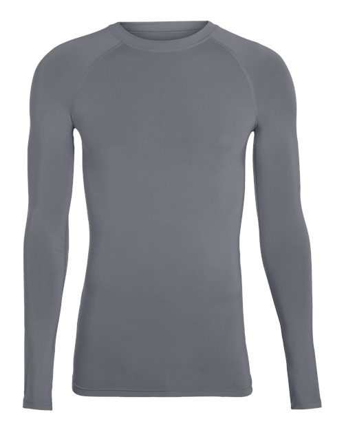Augusta Sportswear Youth Hyperform Compression Long Sleeve Shirt - Graphite