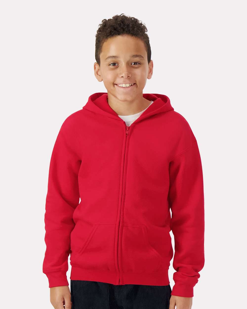 Youth Heavy Blend™ Full-Zip Hooded Sweatshirt