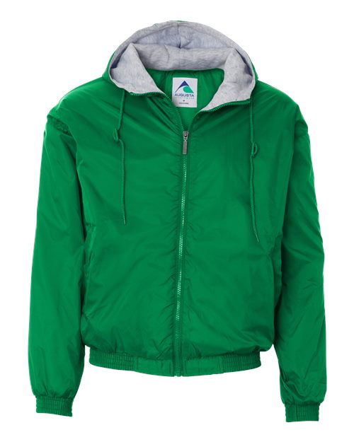 Augusta Sportswear Unisex Fleece Lined Hooded Jacket - Kelly