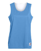 Augusta Sportswear Women's Reversible Wicking Tank Top - Columbia Blue/ White