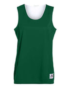 Augusta Sportswear Women's Reversible Wicking Tank Top - Dark Green/ White