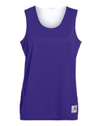 Augusta Sportswear Women's Reversible Wicking Tank Top - Purple/ White