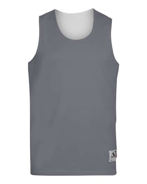Augusta Sportswear Unisex Reversible Wicking Tank Top (Part 1 of 2) - Graphite/ White