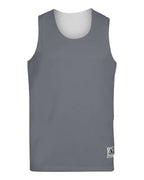 Augusta Sportswear Youth Reversible Wicking Tank Top - Graphite/ White